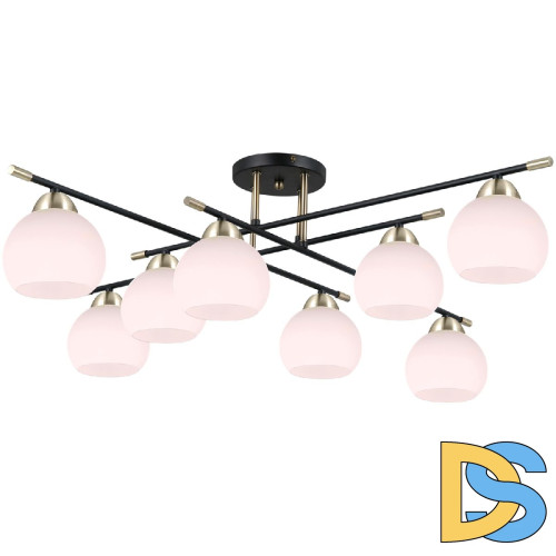 Потолочная люстра Illumico IL0446-8CSQ-24 BK AB LIBRA