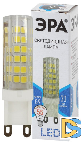 Лампа светодиодная Эра G9 7W 4000K LED JCD-7W-CER-840-G9 Б0027866