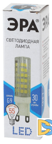 Лампа светодиодная Эра G9 7W 4000K LED JCD-7W-CER-840-G9 Б0027866