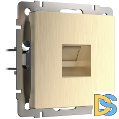 Розетка Ethernet RJ-45 Werkel (шампань рифленый) W1181010