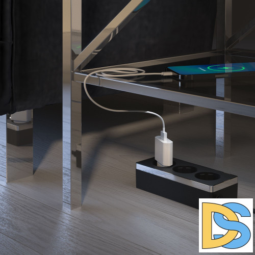 Удлинитель Werkel Gallant 3х2К+З, 3м. (черный W6523635