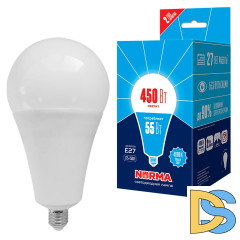 Лампа светодиодная Volpe Norma LED-A140-55W/4000K/E27/FR/NR картон UL-00005614