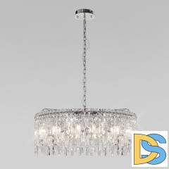 Подвесная люстра Eurosvet Blitz 60159 хром/ прозрачный хрусталь Strotskis a065322