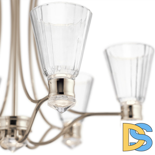 Люстра на штанге Kichler Kayva QN-KAYVA13-PN