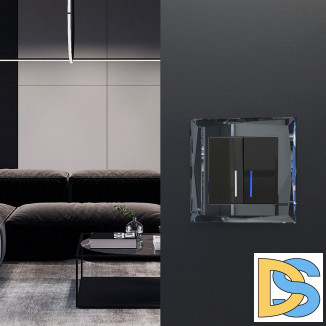 Рамка на 1 пост (черный) W0011208