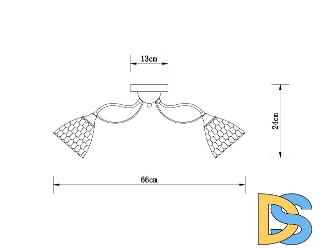 Потолочная люстра Arte Lamp Lily A4366PL-5BK