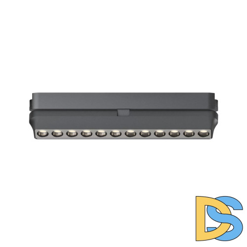 Трековый магнитный однофазный светильник Denkirs Air grill DK5368-BK