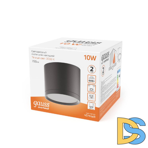 Потолочный светодиодный светильник Gauss Overhead HD016