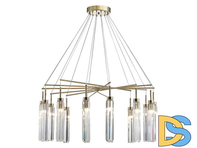 Подвесная люстра Newport 4524+10/S gold М0068063