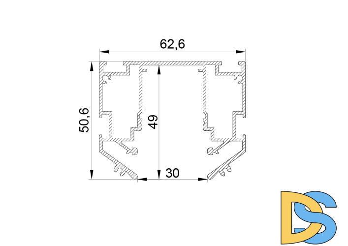 Профиль для натяжного потолка Lightstar Teta 505427