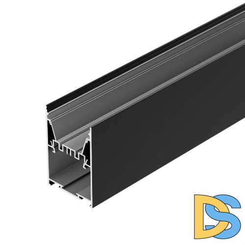 Алюминиевый профиль Arlight LINE-5075-HONEYCOMB-2000 BLACK 044874