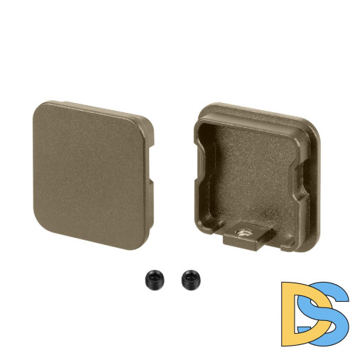 Заглушка Arlight LINE-D-3030 SQUARE OLIVE GREY 055452