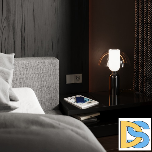 Перекрестный переключатель встраиваемый VOLTUM S70 двухклавишный 10А, (шелк)