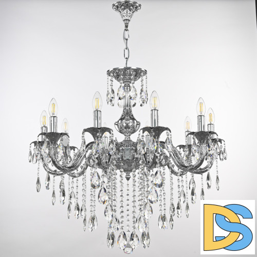 Подвесная люстра Bohemia Ivele Crystal AL79101/10/250 B Ni