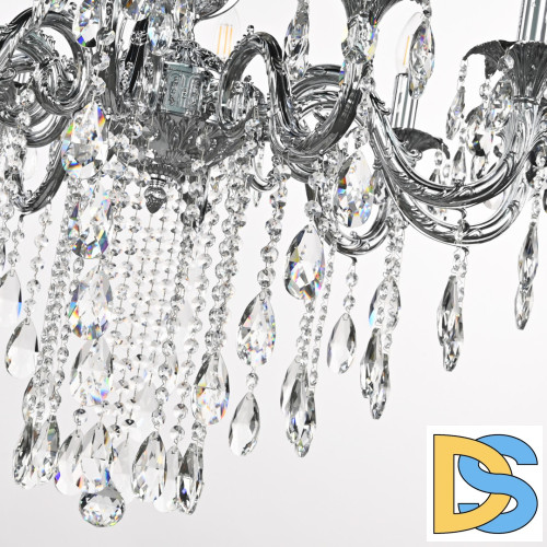 Подвесная люстра Bohemia Ivele Crystal AL79101/10/250 B Ni