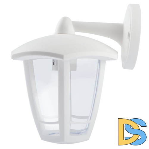 Уличный настенный светильник ЭРА НБУ 07-40-004 «Дели 3» белый Б0051198