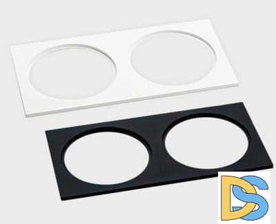 Двойная рамка Italline IT08-8038 black