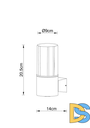 Уличный настенный светильник Arte Lamp Seginus A6515AL-1BK