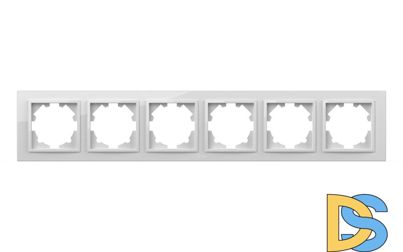 Рамка шестиместная ELBI Zena 500-015600-252