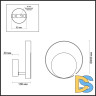 Настенный светодиодный светильник Odeon Light Mondi 3899/7WW