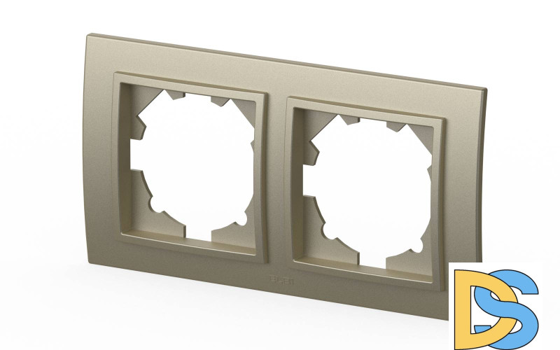 Рамка двухместная ELBI Zena 500-011400-226