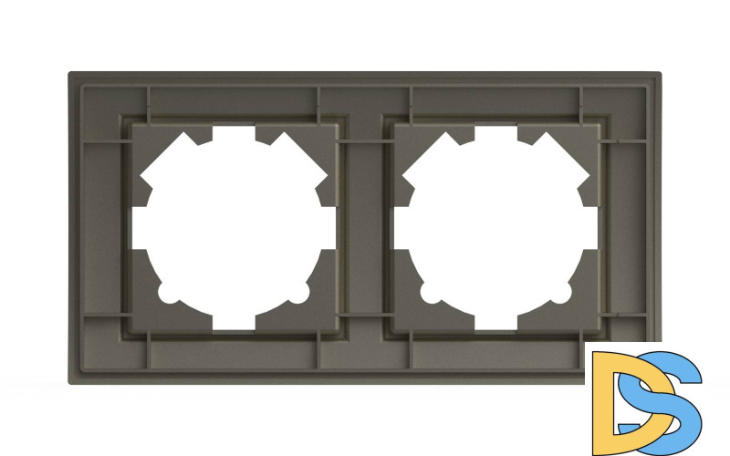 Рамка двухместная ELBI Zena 500-011400-226