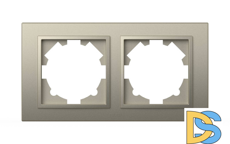 Рамка двухместная ELBI Zena 500-011400-226