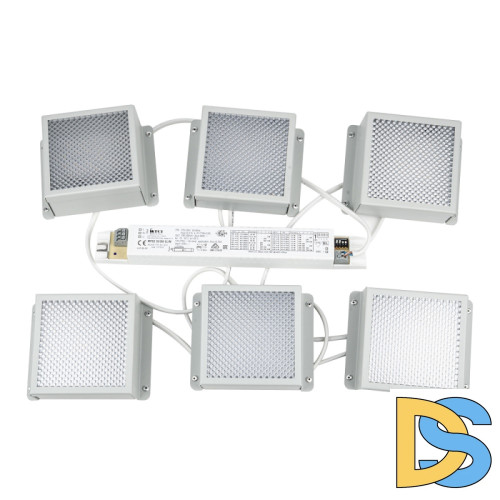 Встраиваемый светильник Uniel ULP-0808 42W/4000К IP40 GRILYATO WHITE KIT06 UL-00011060
