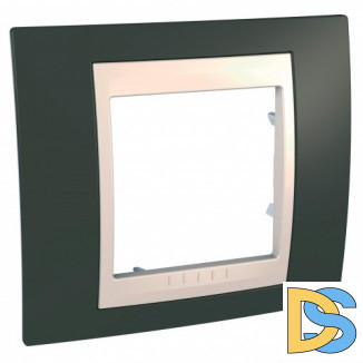 Рамка 1-ая (одинарная), Какао/Бежевый, серия Unica, Schneider Electric