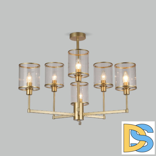 Люстра на штанге Eurosvet Inari 60144/6 золото a061942