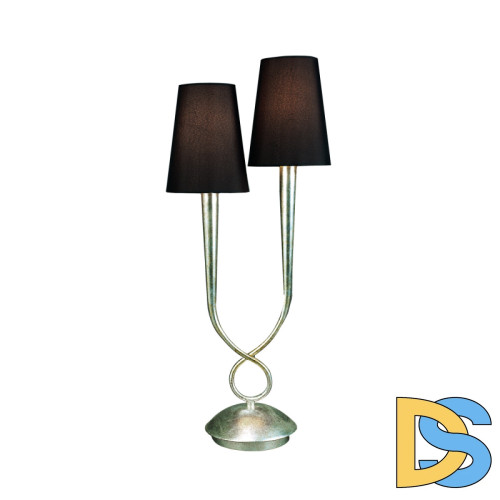 Настольная лампа Mantra Paola Painted Silver 3536