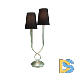 Настольная лампа Mantra Paola Painted Silver 3536