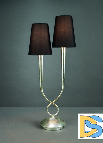 Настольная лампа Mantra Paola Painted Silver 3536