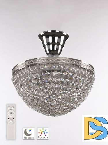 Потолочный светильник Bohemia Ivele Crystal 19321/25IV/LED-DIM Ni