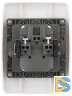 Розетка 2x2P Эра 12-2107-01 Б0031238