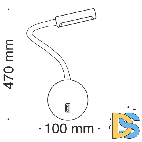 Бра Maytoni Stem C035WL-L3CH3K