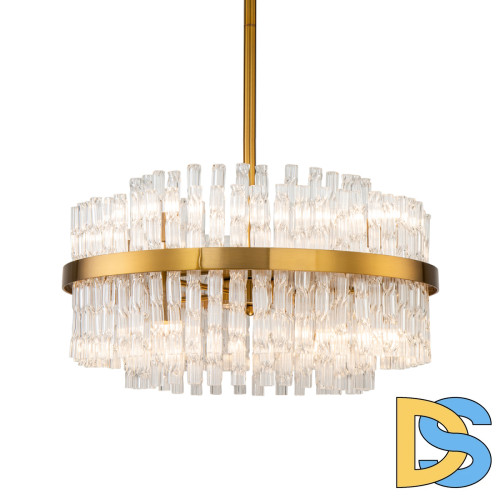 Люстра на штанге Delight Collection KG0907P-8A brass
