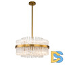 Люстра на штанге Delight Collection KG0907P-8A brass