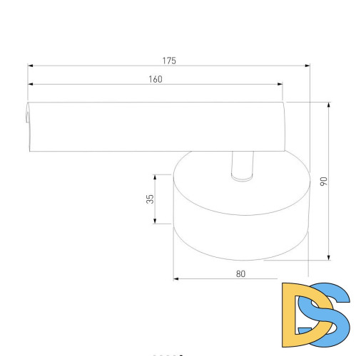 Бра Eurosvet Tint 20126/1 LED белый