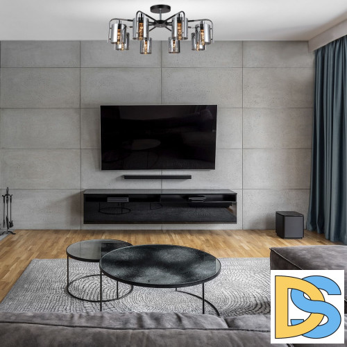 Люстра на штанге Escada Elegant 671/8P Chrome