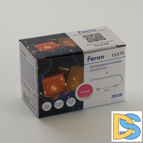 Светодиодная гирлянда линейная Роса Feron CL570 48602