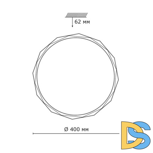 Настенно-потолочный светодиодный светильник Sonex Gino 2045/DL