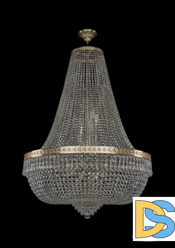 Люстра на штанге Bohemia Ivele Crystal 19271/H2/90IV G