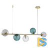 Подвесная люстра Indigo Selva 11032/5PL Gold V000297