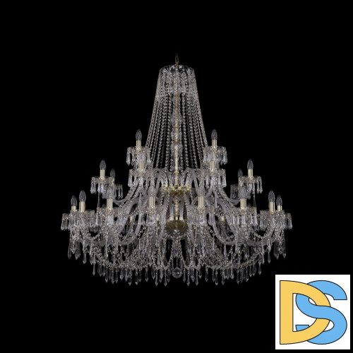 Подвесная люстра Bohemia Ivele Crystal 1403/16+8+4/460/2d G