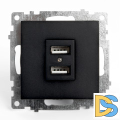 Розетка USB 2-местная Stekker Катрин 39616