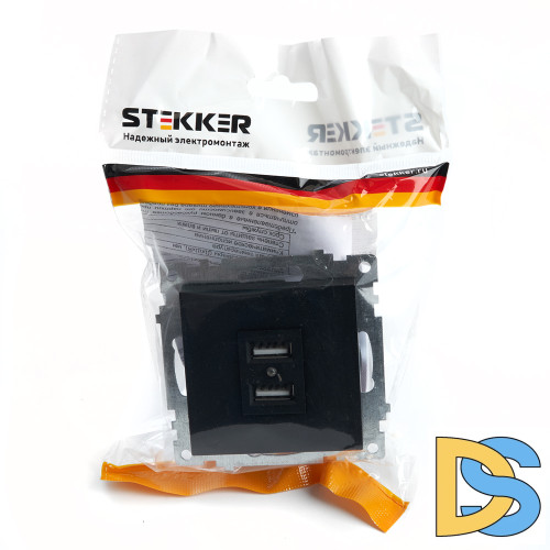 Розетка USB 2-местная Stekker Катрин 39616