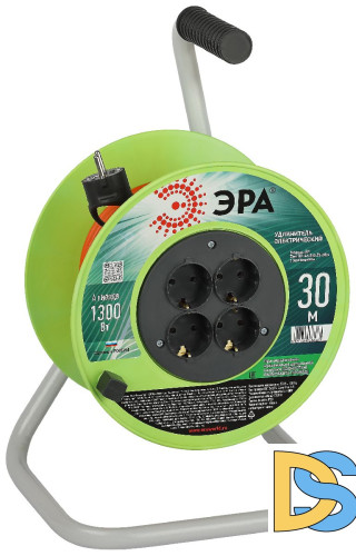 Удлинитель силовой Эра RP-4e-3х0.75-30m Б0056097