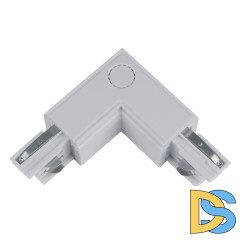 Коннектор Uniel UBX-A22 SILVER 1 POLYBAG