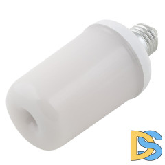 Лампа светодиодная декоративная (UL-00003360) Uniel E27 6W матовая LED-L60-6W/FLAME/E27/FR PLD01WH